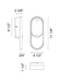 Eurofase 48954 Noga 1-lt 11" Tall LED Wall Sconce