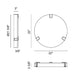 Eurofase 48959 Noga 1-lt 22" LED Flush Mount