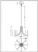 Eurofase 49010 Olette 8-lt 24" LED Chandelier
