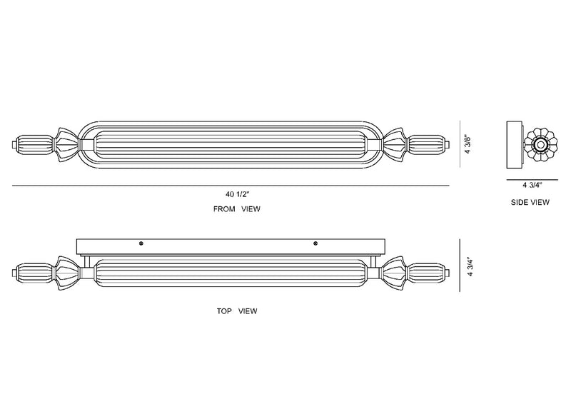 Eurofase 49019 Lansdowne 1-lt 39" LED Vanity Light