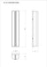 Eurofase 49025 Langferd 1-lt 24" Tall LED Wall Sconce