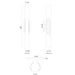 Eurofase 49035 Venna 1-lt 28" Tall LED Wall Sconce
