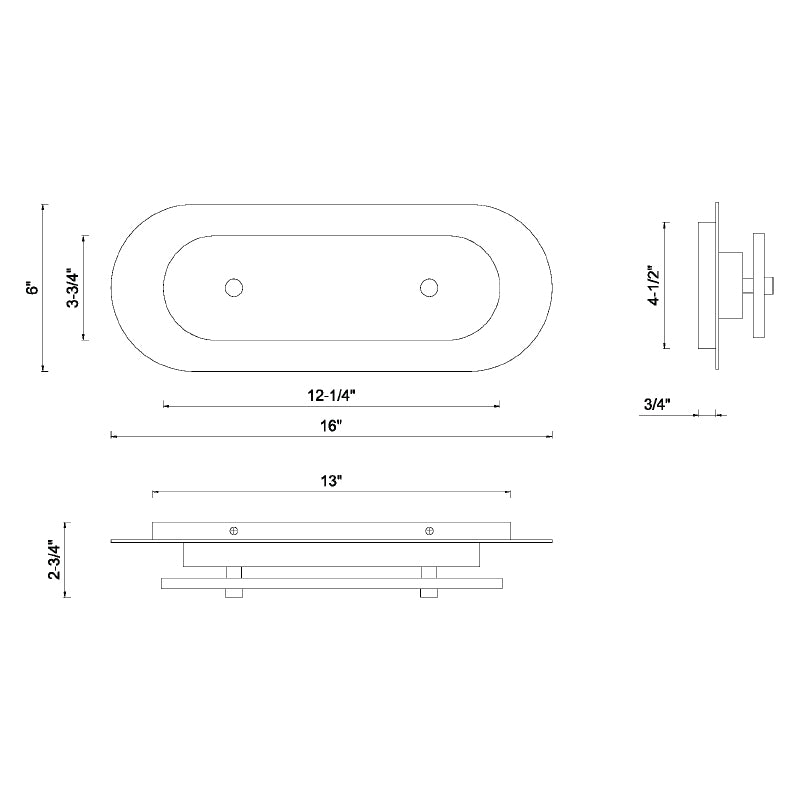 Eurofase 49171 Tramore 1-lt 16" Tall LED Wall Sconce