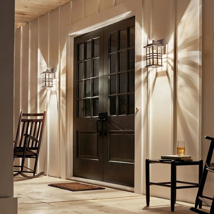 Kichler 49830 Beacon Square 1-lt 14" Tall Outdoor Wall Light
