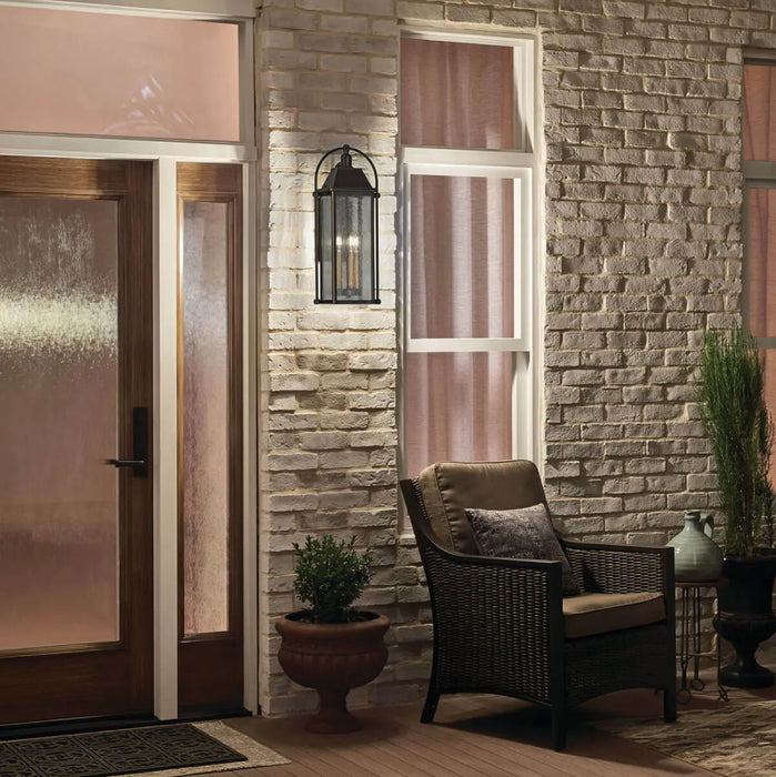 Kichler 49715 Harbor Row 3-lt 23" Tall Outdoor Wall Light