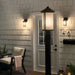 Kichler 59101 Lombard 1-lt 17" Tall Outdoor Post Mount