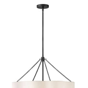 Hinkley 47736 Gwen 9-lt 27" LED Chandelier - Black
