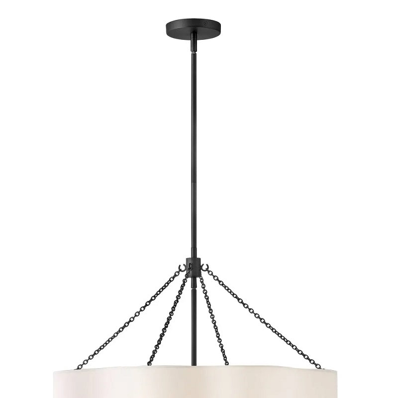 Hinkley 47736 Gwen 9-lt 27" LED Chandelier - Black