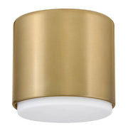 Hinkley 30070 Cedric 1-lt 5" LED Flush Mount - Lacquered Brass