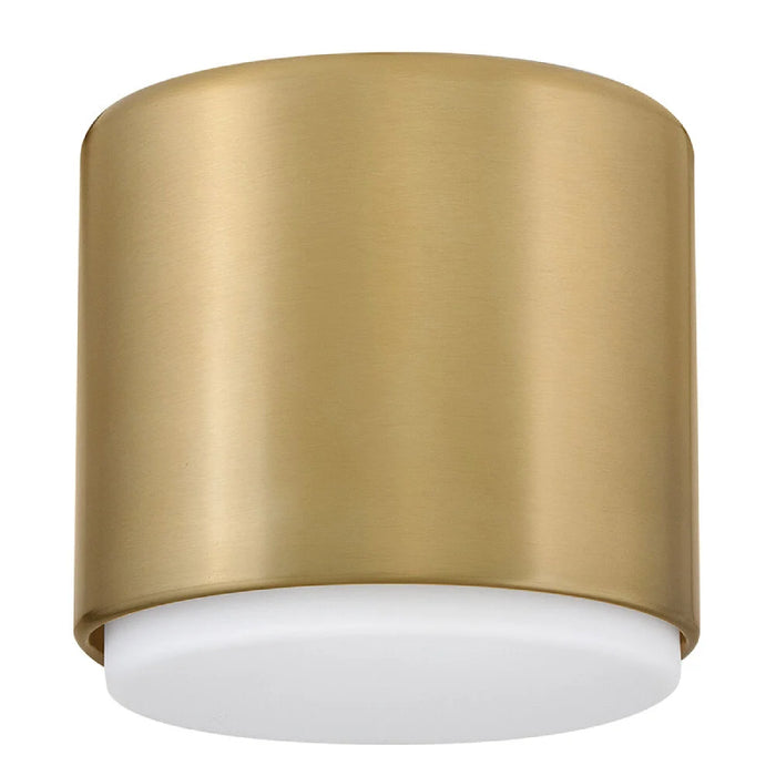 Hinkley 30070 Cedric 1-lt 5" LED Flush Mount - Lacquered Brass