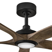 Hinkley 907358 Layton 58" Smart Ceiling Fan with LED Light Kit - Matte Black/Driftwood
