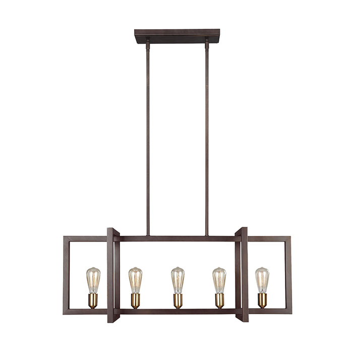 Feiss F3147 Finnegan 5-lt Island Chandelier