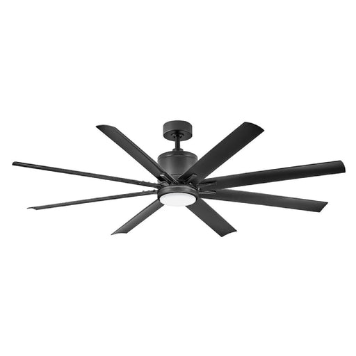 Hinkley 907166 Vantage 66" Indoor/Outdoor Smart Ceiling Fan with LED Light Kit - Matte Black