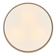 Hinkley 30075 Cedric 3-lt 18" LED Flush Mount - Lacquered Brass