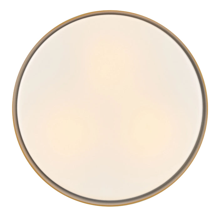 Hinkley 30075 Cedric 3-lt 18" LED Flush Mount - Lacquered Brass