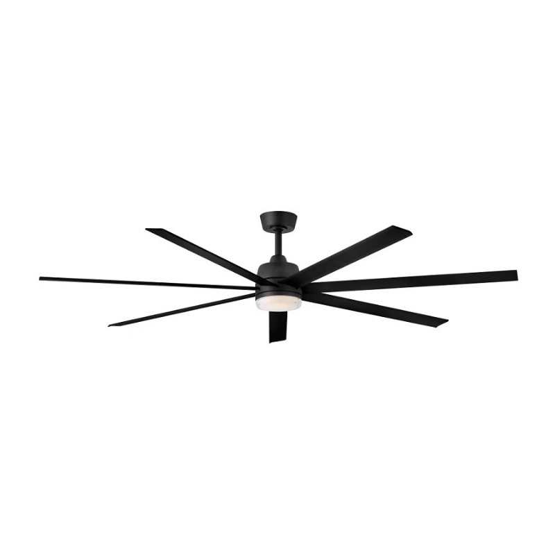 Hinkley 910672 Current 72" Smart Ceiling Fan with LED Light Kit - Matte Black