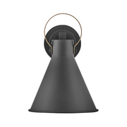 Hinkley 18870 Winnie 1-lt 13" Tall LED Outdoor Wall Mount Lantern - Museum Black