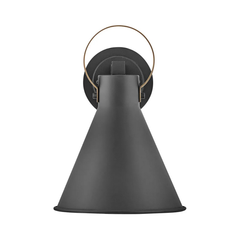 Hinkley 18870 Winnie 1-lt 13" Tall LED Outdoor Wall Mount Lantern - Museum Black