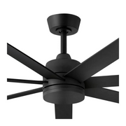 Hinkley 910656 Current 56" Smart Ceiling Fan with LED Light Kit - Matte Black