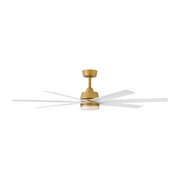 Hinkley 910656 Current 56" Smart Ceiling Fan with LED Light Kit - Heritage Brass