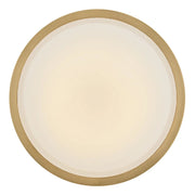 Hinkley 47593 Kiran 1-lt 6" LED Semi-Flush Mount - Lacquered Brass
