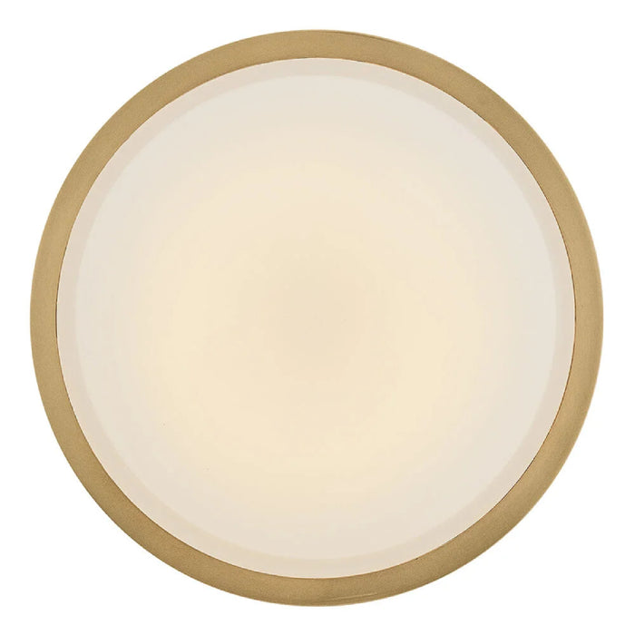 Hinkley 47593 Kiran 1-lt 6" LED Semi-Flush Mount - Lacquered Brass