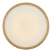 Hinkley 47593 Kiran 1-lt 6" LED Semi-Flush Mount - Lacquered Brass