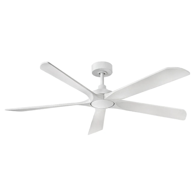 Hinkley 907358 Layton 58" Smart Ceiling Fan with LED Light Kit - Matte White