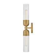 Hinkley 50912 Soren 2-lt 24" Tall LED Wall Sconce - Heritage Brass