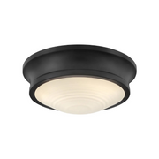 Hinkley 45123 Ellis 3-lt 14" LED Flush Mount - Black