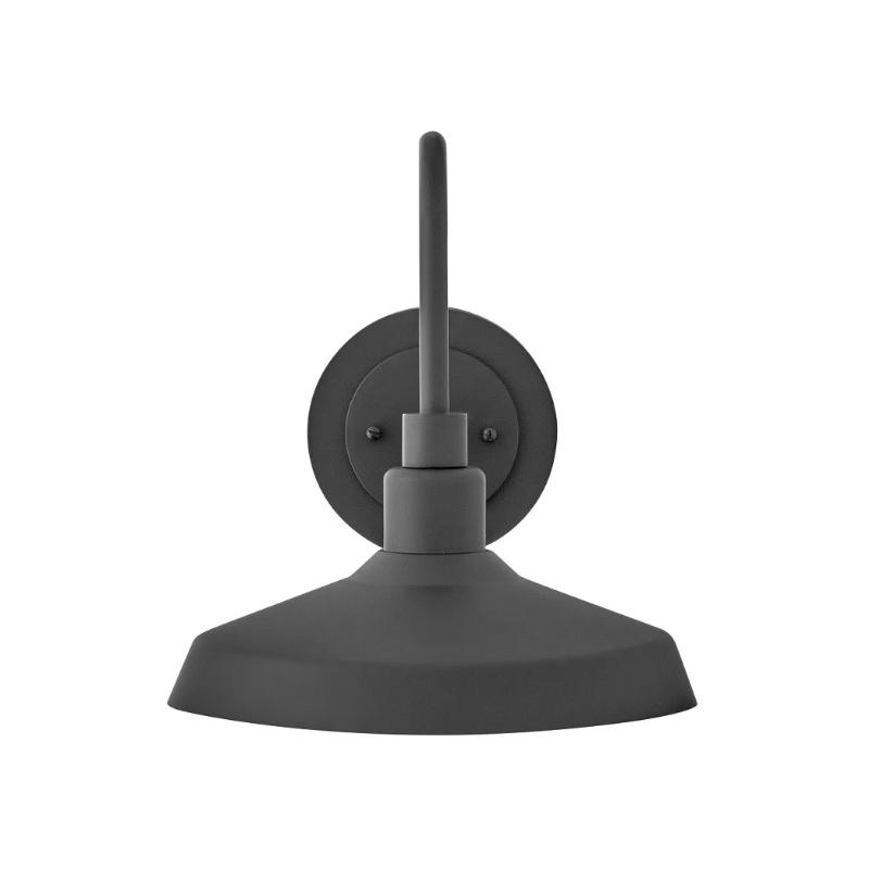 Hinkley 12075 Forge 1-lt 13" Tall LED Outdoor Barn Light - Black