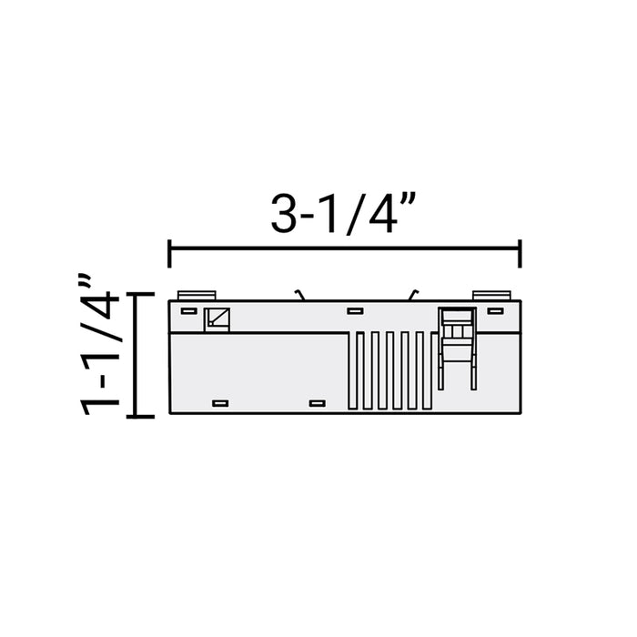 Elite FG-ACC-4 Power Connector of Straight Tracks