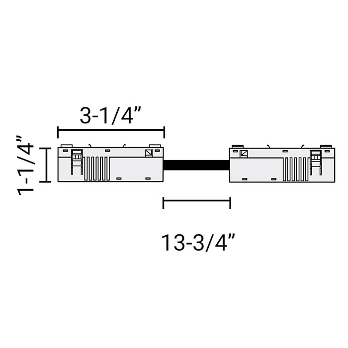 Elite FG-ACC-5-L Power Connector for "T" Corner