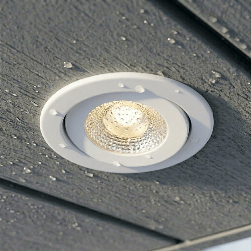 Dals FGM2-CDW Pivot 2" Flat Round Gimbal Recessed, 5CCT+Dim-to-Warm
