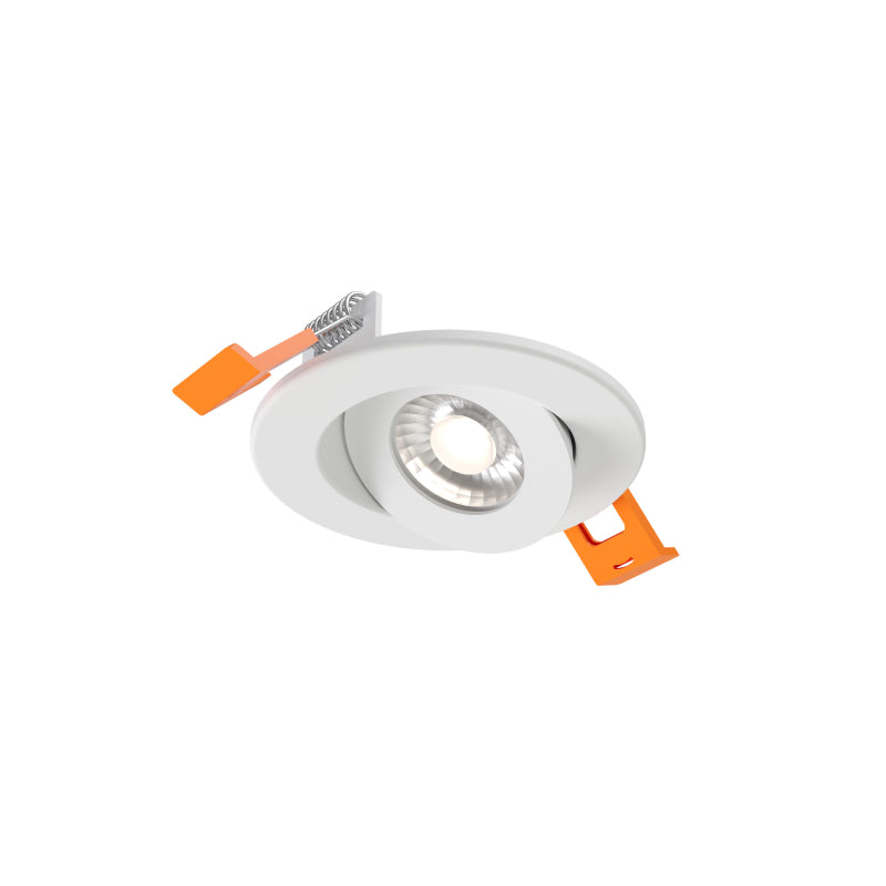 Dals FGM2-CDW Pivot 2" Flat Round Gimbal Recessed, 5CCT+Dim-to-Warm