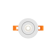 Dals FGM2-CDW Pivot 2" Flat Round Gimbal Recessed, 5CCT+Dim-to-Warm