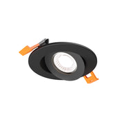 Dals FGM3-CDW Pivot 3" Flat Round Gimbal Recessed, 5CCT+Dim-to-Warm
