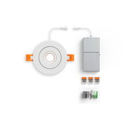 Dals FGM3-CDW Pivot 3" Flat Round Gimbal Recessed, 5CCT+Dim-to-Warm
