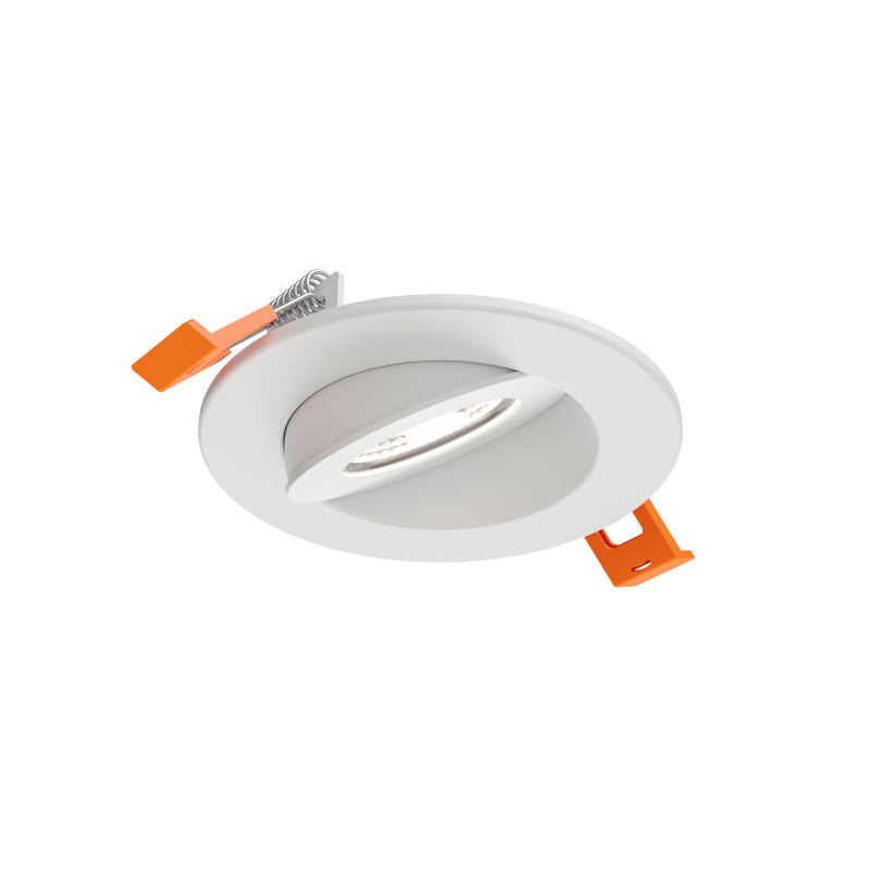 Dals FGM3-CDW Pivot 3" Flat Round Gimbal Recessed, 5CCT+Dim-to-Warm