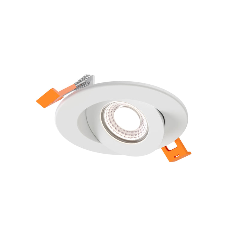 Dals FGM3-CDW Pivot 3" Flat Round Gimbal Recessed, 5CCT+Dim-to-Warm