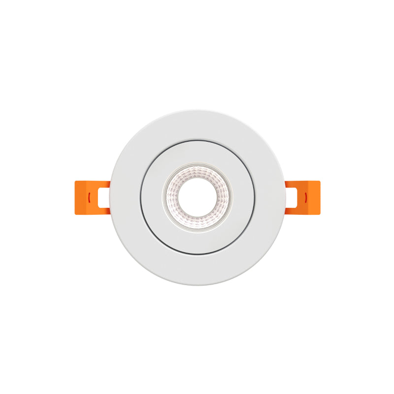 Dals FGM3-CDW Pivot 3" Flat Round Gimbal Recessed, 5CCT+Dim-to-Warm