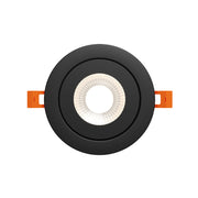 Dals FGM4-CDW Pivot 4" Flat Round Gimbal Recessed, 5CCT+Dim-to-Warm
