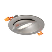 Dals FGM4-CDW Pivot 4" Flat Round Gimbal Recessed, 5CCT+Dim-to-Warm