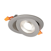Dals FGM4-CDW Pivot 4" Flat Round Gimbal Recessed, 5CCT+Dim-to-Warm
