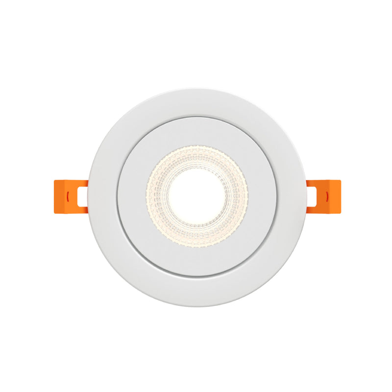 Dals FGM4-CC-V Pivot 4" Flat Round Gimbal Recessed, 5CCT Selectable