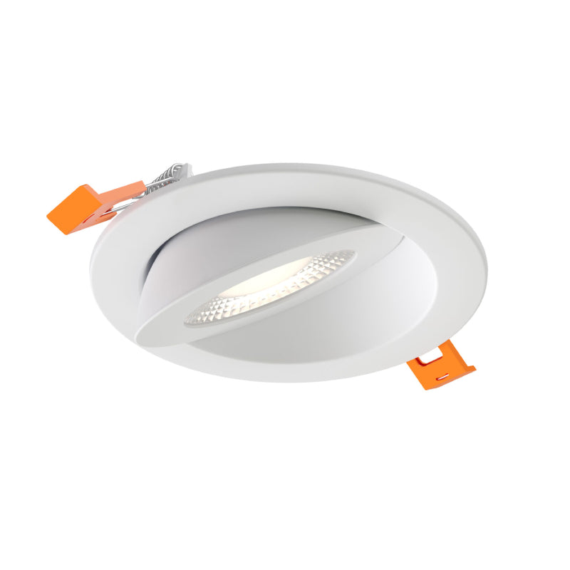 Dals FGM4-CC-V Pivot 4" Flat Round Gimbal Recessed, 5CCT Selectable