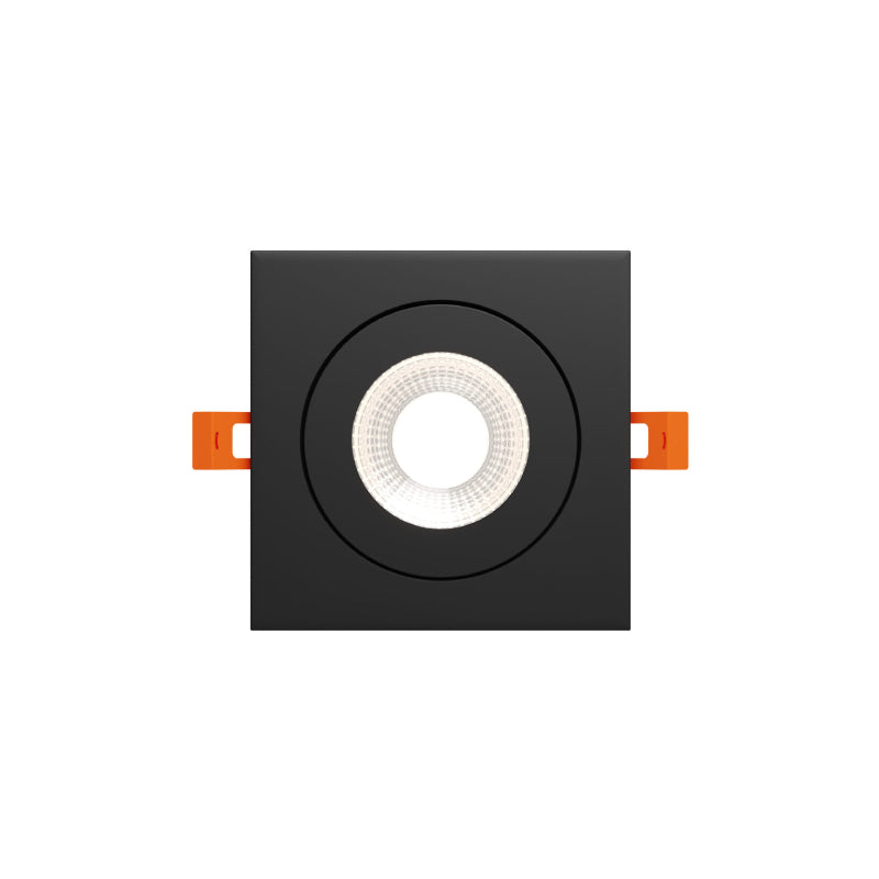 Dals FGM4SQ-CDW Pivot 4" Flat Square Gimbal Recessed, 5CCT+Dim-to-Warm