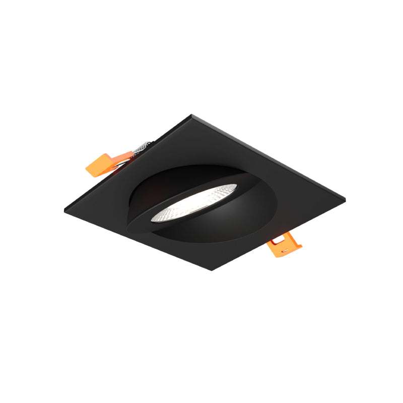Dals FGM4SQ-CDW Pivot 4" Flat Square Gimbal Recessed, 5CCT+Dim-to-Warm