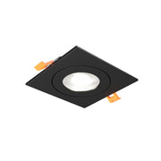 Dals FGM4SQ-CDW Pivot 4" Flat Square Gimbal Recessed, 5CCT+Dim-to-Warm - Black