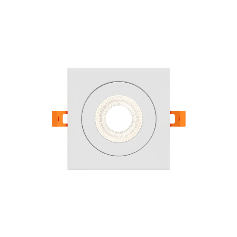 Dals FGM4SQ-CDW Pivot 4" Flat Square Gimbal Recessed, 5CCT+Dim-to-Warm
